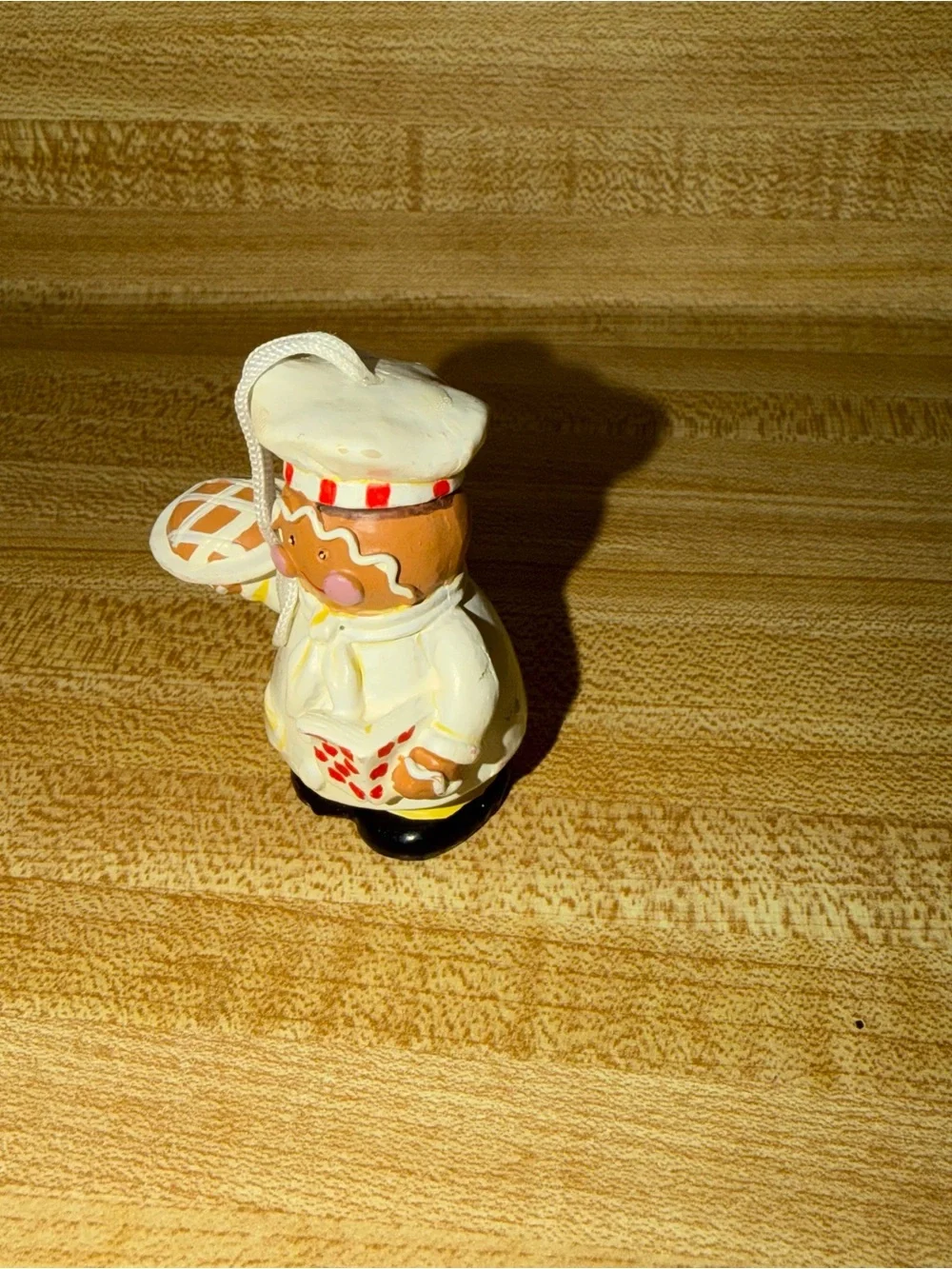 Ceramic‎ Chef Ornament in Cream, Red and Black Christmas kitchen